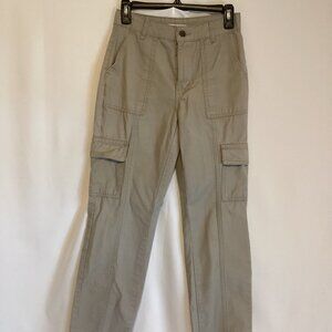 Sincerly Jules Cargo Pants –TAN Size 3, Cotton Utility Style